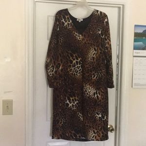 New without tag - Cheetah print body con dress